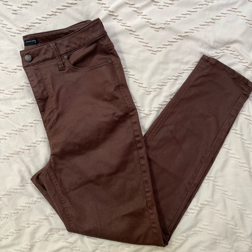 Simply Vera Vera Wang Chocolate Skinny Jeans